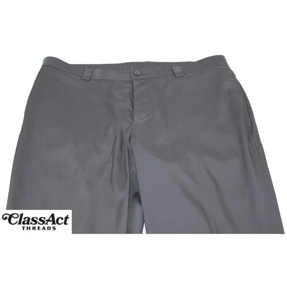 Slazenger Men's Black Stretch Golf Pants Stretch Flat Front 36" X 34" - Picture 5 of 7